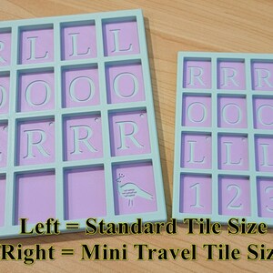 Mini Tiles Anywhere Board | For Tiny Travel Tiles| Mahjong Travel image 15