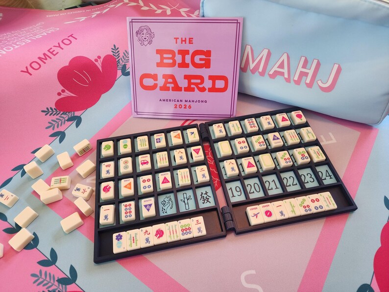 Mini Tiles Anywhere Board | For Tiny Travel Tiles| Mahjong Travel image 12
