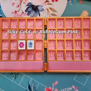 Tablero XL Anywhere / Fichas grandes de Mahjong americano / Solo / Tablero de solitario / Estante incorporado / imagen 12