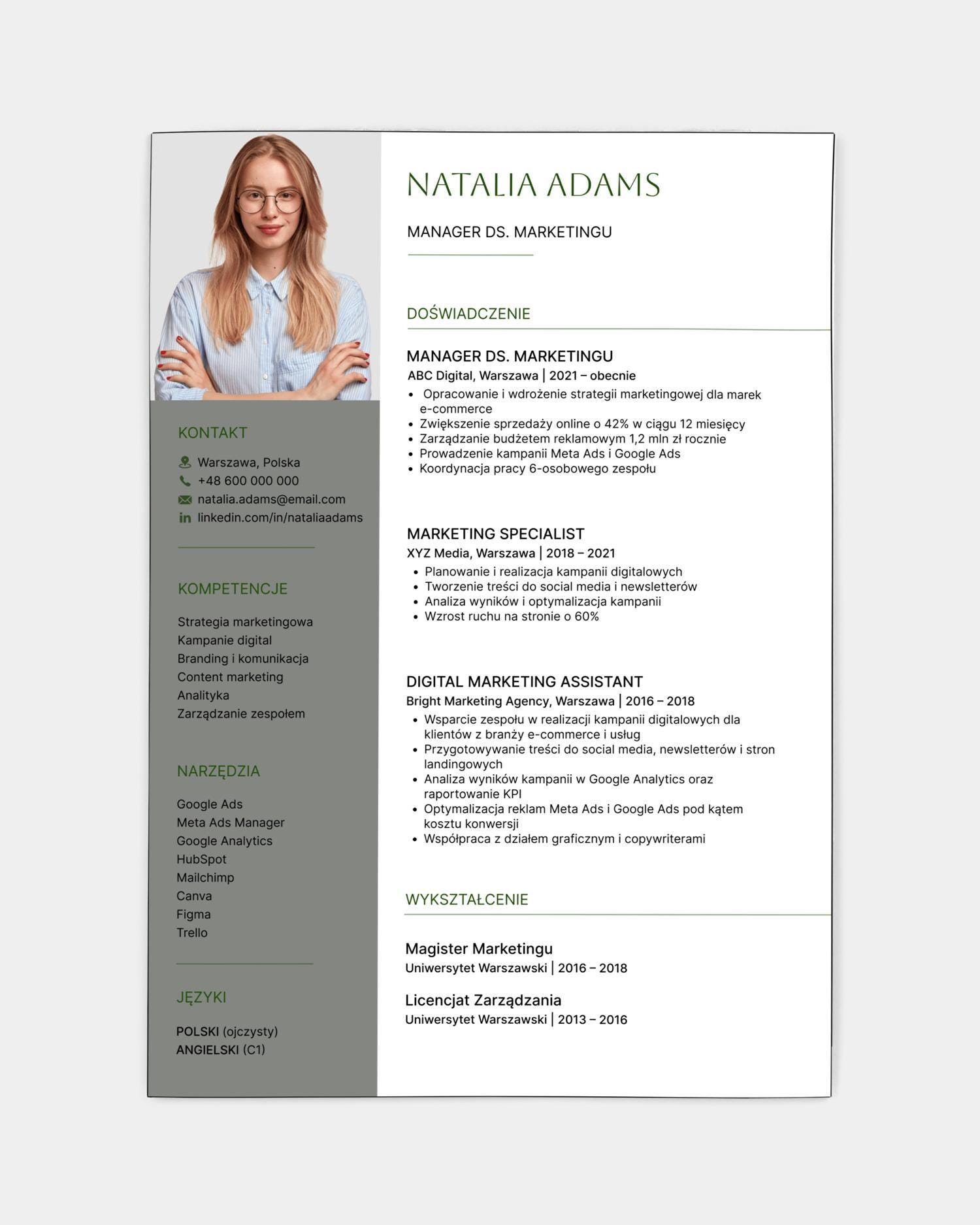 Figma Resume Template | ATS Friendly CV | Editable Resume | A4 & US ...