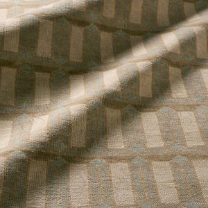 Alfombra moderna de lana anudada a mano: Alfombra geométrica neutra imagen 7