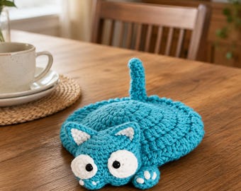Aqua Crochet Coaster Pattern PDF – Beginner Friendly Mug Rug Set, Round  Scalloped, Coasters, Cup Mat Crochet Tutorial with Step-by-Step