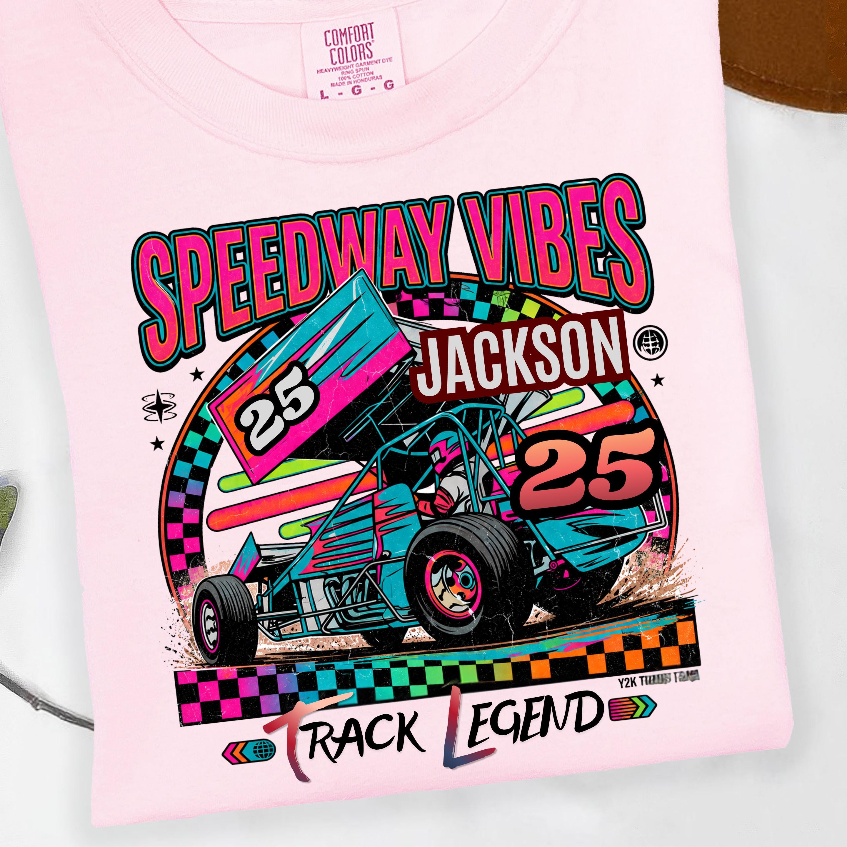 Simple Racing Shirts Personalized Sprint Car Shirt, Custom Dirt Track Racing Tee, Speedway ...