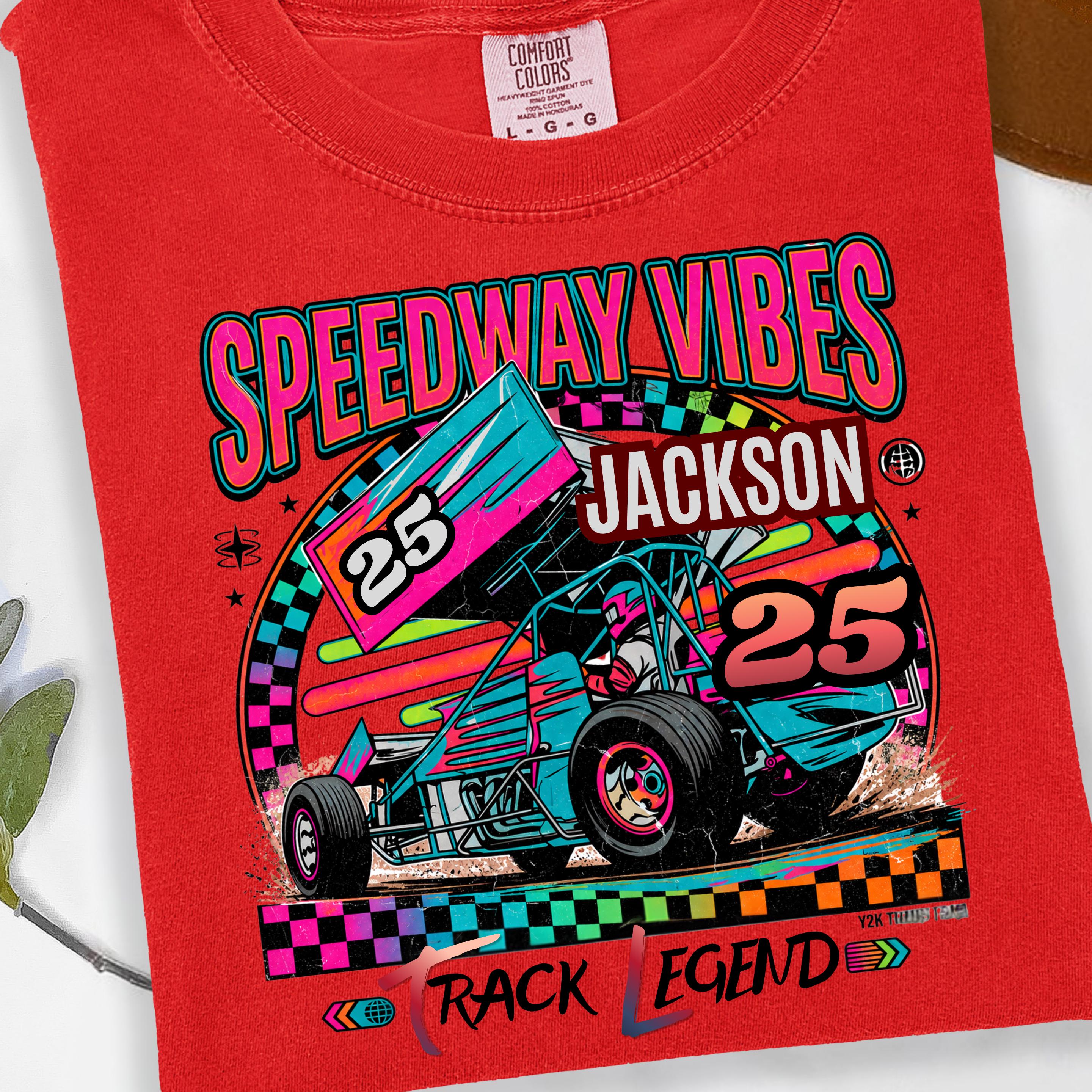 Simple Racing Shirts Personalized Sprint Car Shirt, Custom Dirt Track Racing Tee, Speedway ...