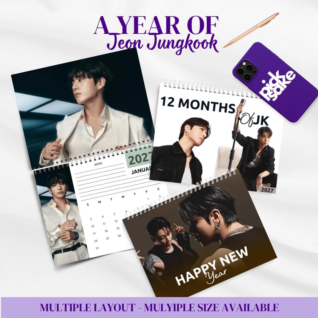 Jungkook Wall Calendar - Etsy