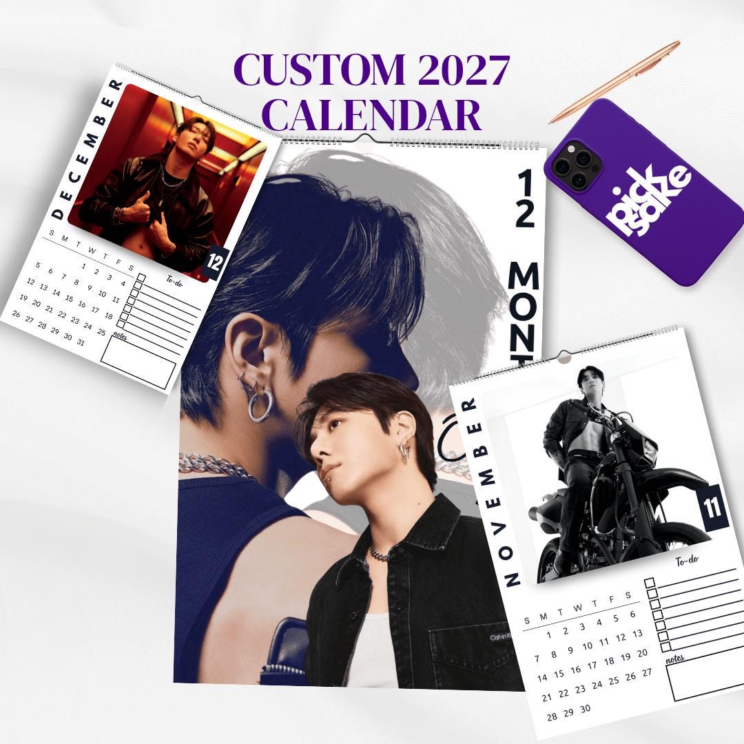 Jungkook Wall Calendar - Etsy