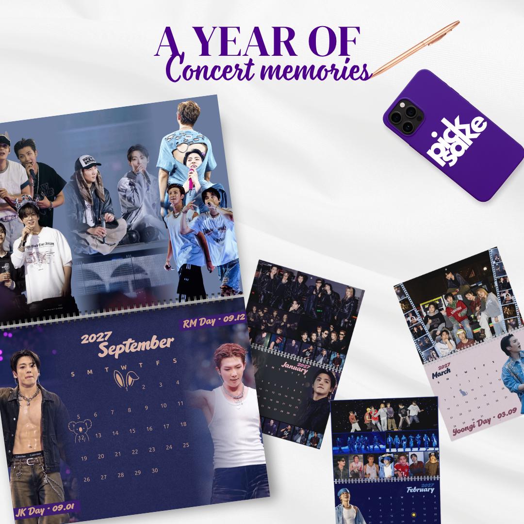 BTS歴代wallカレンダー Bts Wall Calendar - Etsy