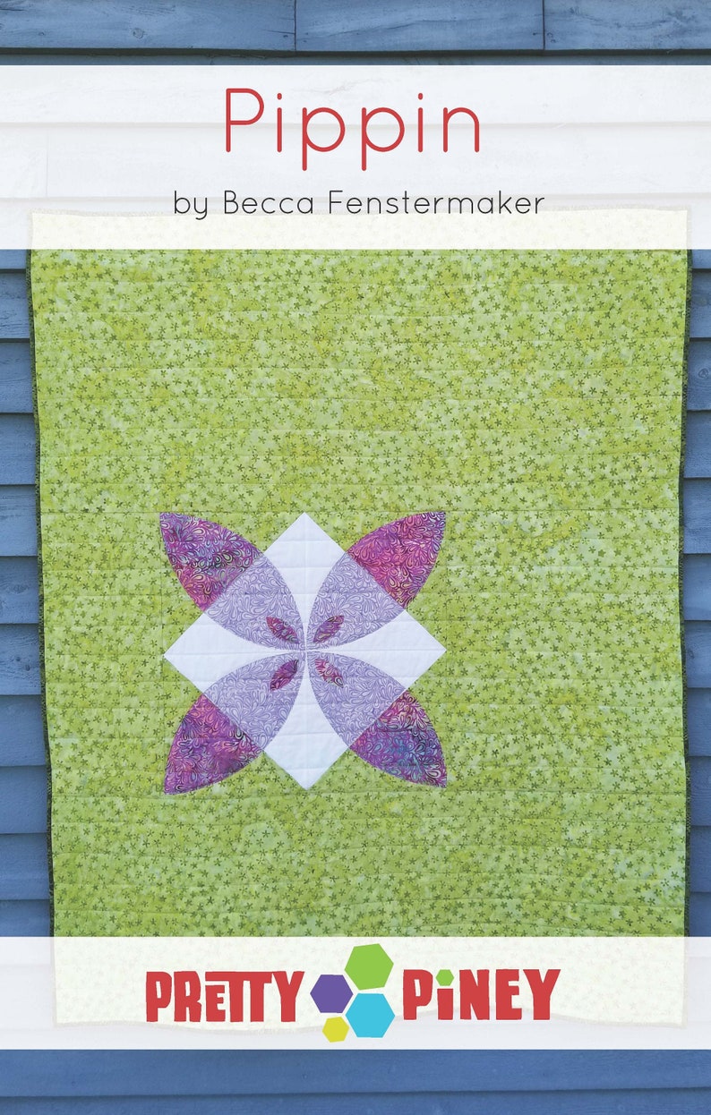 Pippin Modern Applique Baby Quilt Downloadable PDF Digital Pattern