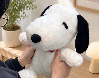 Snoopy Plush Toy Pillow | Soft Stuffed Animal Doll, 30cm Cartoon Dog Cushion