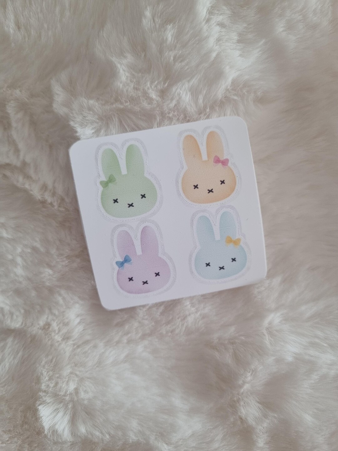 Miffy Rabbit Sticker Miffy-style Rabbit Sticker Sheet - Etsy