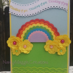 Rainbow wishes card