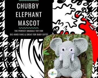 Chubby Elephant Mascot Crochet Pattern: Craft Your Adorable Team Spirit!