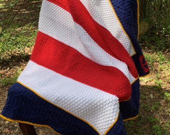 Nautical  Blanket Crochet Sampler Pattern