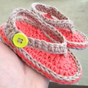 Baby Flip-Flop Sandals Crochet Pattern