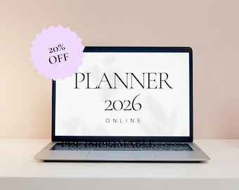 Digital Planner 2026 PDF – Printable Weekly & Monthly Planner