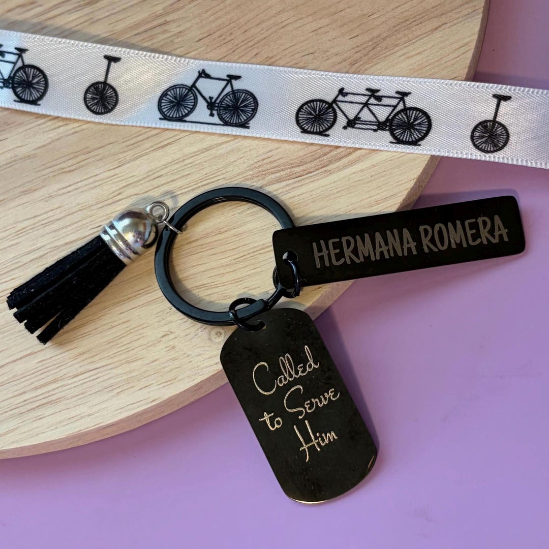 Mission Key Chain Personalized Missionary Keychain | Custom Elder Name Tag | Sister Name ...