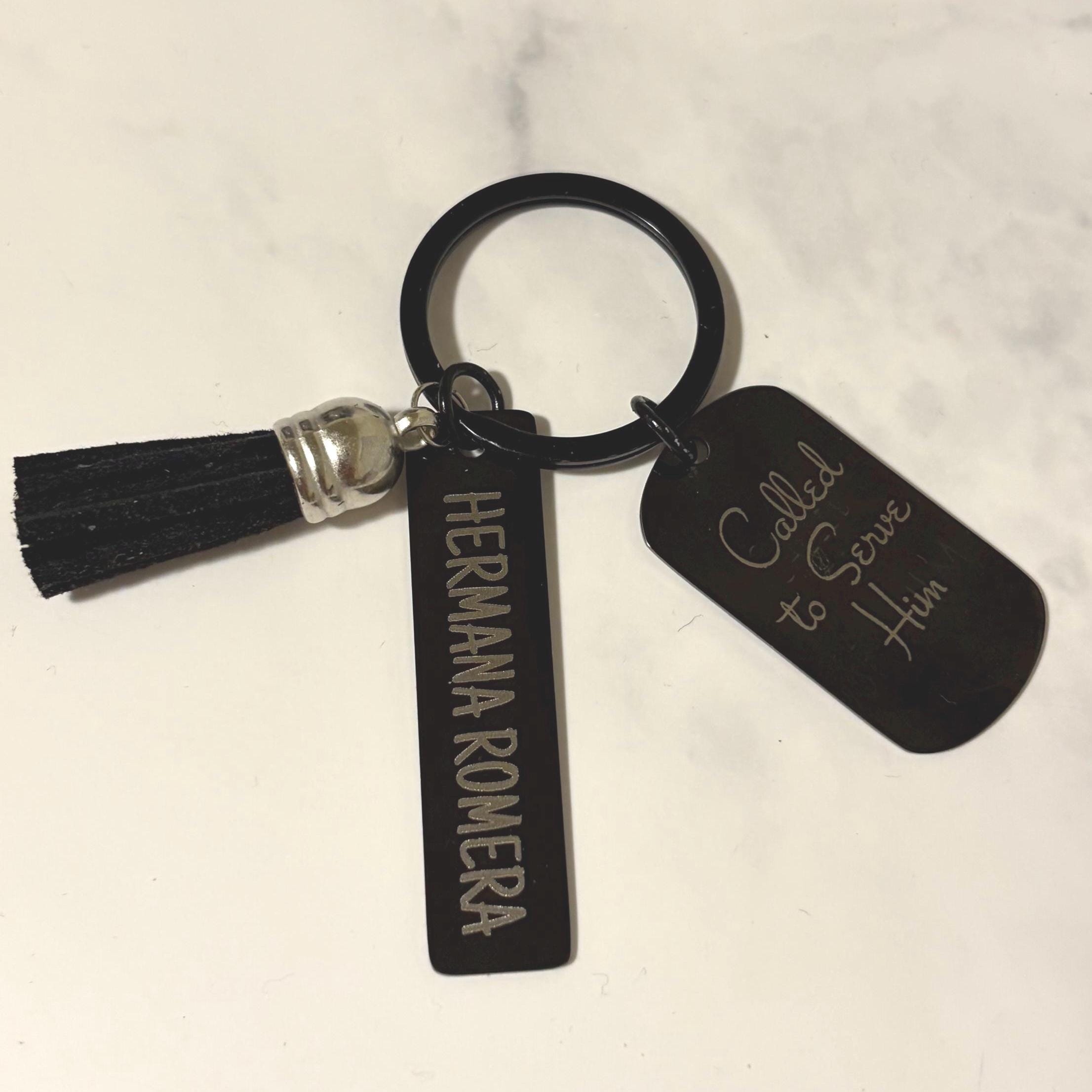 Mission Key Chain Personalized Missionary Keychain | Custom Elder Name Tag | Sister Name ...