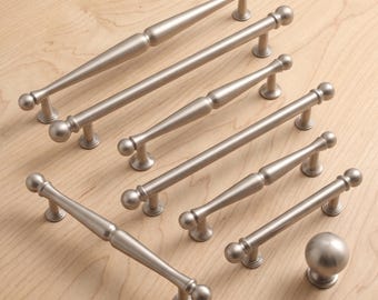 Classic Cabinet Pulls, Round Drawer Knobs, Kitchen Cabinet Hardware, Dresser Knobs, Wardrobe Handles, Traditional Furniture Hardware