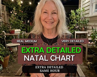 In der Tiefe Personalisierte Geburtshorbuch Lesung | Astrologie Natal Chart Legung | Destiny Einblicke