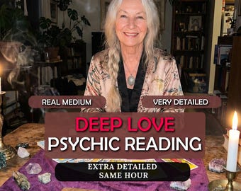 Liebeslesung Same Hour, Love Psychic Reading, Beziehungsreading, Tarot-Lesung Liebe PDF, In Tiefe Liebe Anleitung, Telepathie Reading