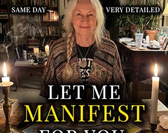 Lass mich für dich manifestieren | Personalisierte Manifestation Ritual & Medium Psychic Reading für Liebe, Geld, Karriere, Glück-Erfolg