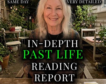 Past Life Einblicke PDF | Seelenreflexion & persönliche Anleitung | Intuitive Interpretation | Personalisierte Digitale Datei von Ruth