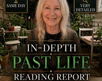 Past Life Einblicke PDF | Seelenreflexion & persönliche Anleitung | Intuitive Interpretation | Personalisierte Digitale Datei von Ruth