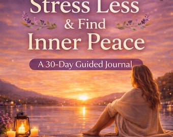 Diario antistress in PDF – Quaderno di esercizi per il riequilibrio mentale di 30 giorni | Agenda per ansia e pensieri ossessivi | Diario guidato per la cura di sé | Oltre 90 pagine di mindfulness