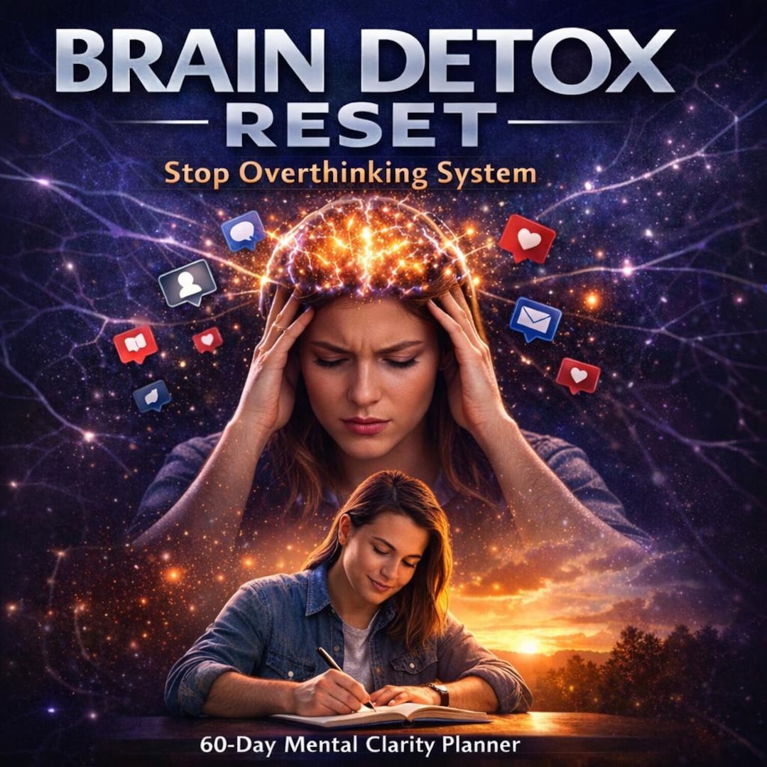Brain Detox Reset Bundle – Stop Overthinking & Phone Addiction System ...