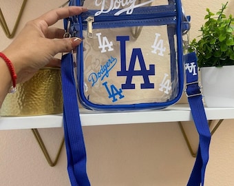Clear stadium approved Dodgers bag