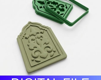 Moroccan Arch Clay Stamp & Cutter – 3D Printable STL (DIGITAL FILE)