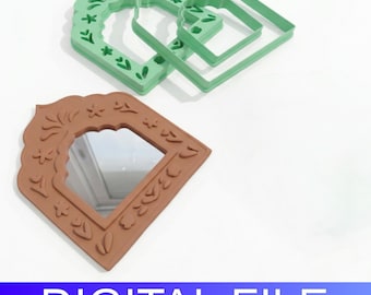 Arabesque Arch Stamp Clay Stamp & Cutter – 3D Printable STL (DIGITAL FILE)
