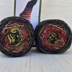Uneek Sock Self-Striping Yarn Matching sock Kit