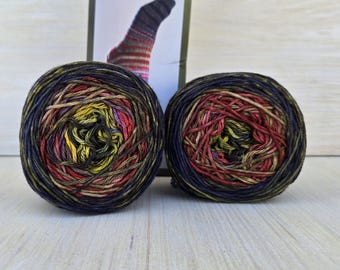 Uneek Sock Self-Striping Yarn Matching sock Kit