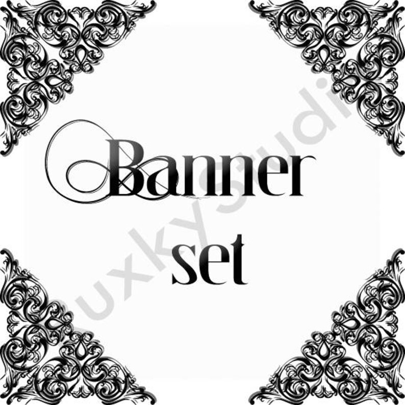 Shop Banner Set Shop Iconcover Banneravatar Profile Picture Etsy