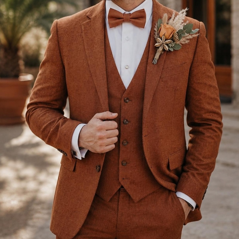 Tweed Suits Wedding - Etsy UK