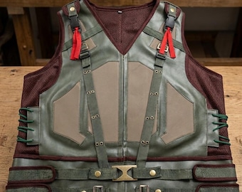 Ręcznie robiona kamizelka taktyczna Cyberpunk – zbroja Techwear w stylu postapokaliptycznym, strój do cosplayu science fiction