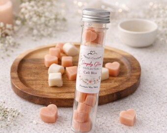 Café Bliss Heart Wax Melts | Soy Wax Home Fragrance, Handmade