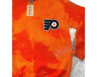 Pull à col rond effet tie-dye inspiré des Flyers