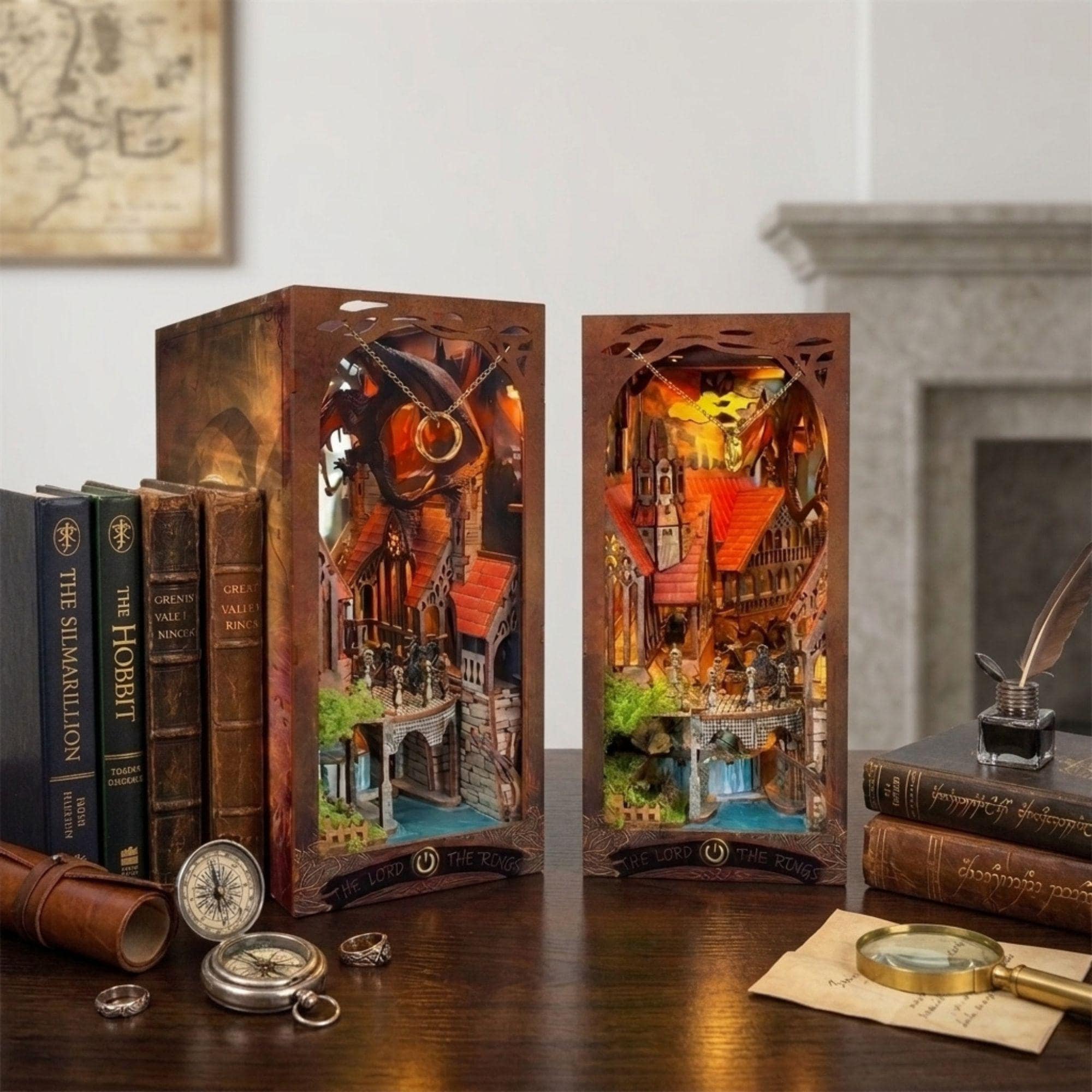 Lord of the Ring Bookends - Etsy