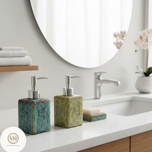 Flüssigseife Spender Keramik Pumpe für Waschbecken