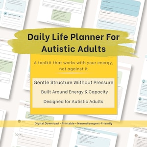 Autism Daily Life Toolkit | Neurodivergent Sensory & Social Support | Planner (Printable PDF)