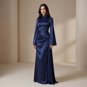 Modest Evening Dress - Etsy UK