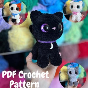 Cat Crochet Pattern - Low Sew Amigurumi Cat