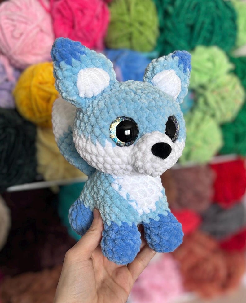 Fox Crochet Pattern - Low Sew Amigurumi Fox image 4