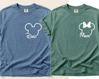 Disney Mom and Dad Shirts,Disney Mom Shirt,Mom shirt,Mothers day shirt,Disneyland Shirt,Disneyworld shirt,Disney Family shirt,Dad shirt
