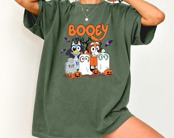 Blue Dog  Family Halloween Shirt,Blue  Halloween Shirts,Halloween Booey Family  shirt,Disneyworld shirt,Disney family Trip,Trick or Treat
