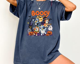 Blue Dog   Friends  Booey Halloween Shirt,Blue  Halloween Shirts,Halloween Family  shirt,Disneyworld shirt,Disney family Trip,Trick or Treat