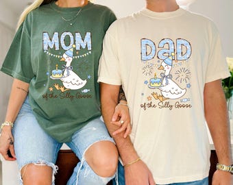 Silly Goose Pregnancy Shirt,Pregnancy Announcement T-shirt, New born shirt, Father Shirt,Mother shirt,Fathers day shirt,Baby Shower Gift