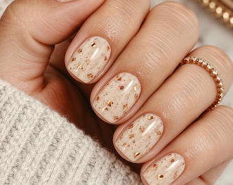 Cinnamon Cream Dip Powder | beige Acrylic Powder | Neutral Nails | Glossy or Matte Dip Powder |Dip Nails